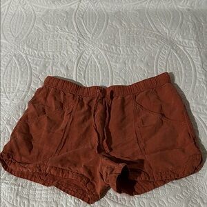 C&C California High Waist Rust Orange Shorts